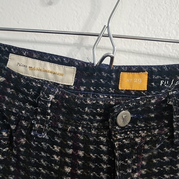 ANTHROPOGIE PILCRO AND THE LETTERPRESS Micro Plaid Serif Pants Size 29 - Picture 8 of 11
